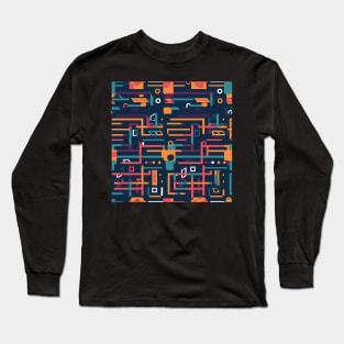 Diverse abstract viewpoint - Abstract Mindset Seamless Pattern Long Sleeve T-Shirt